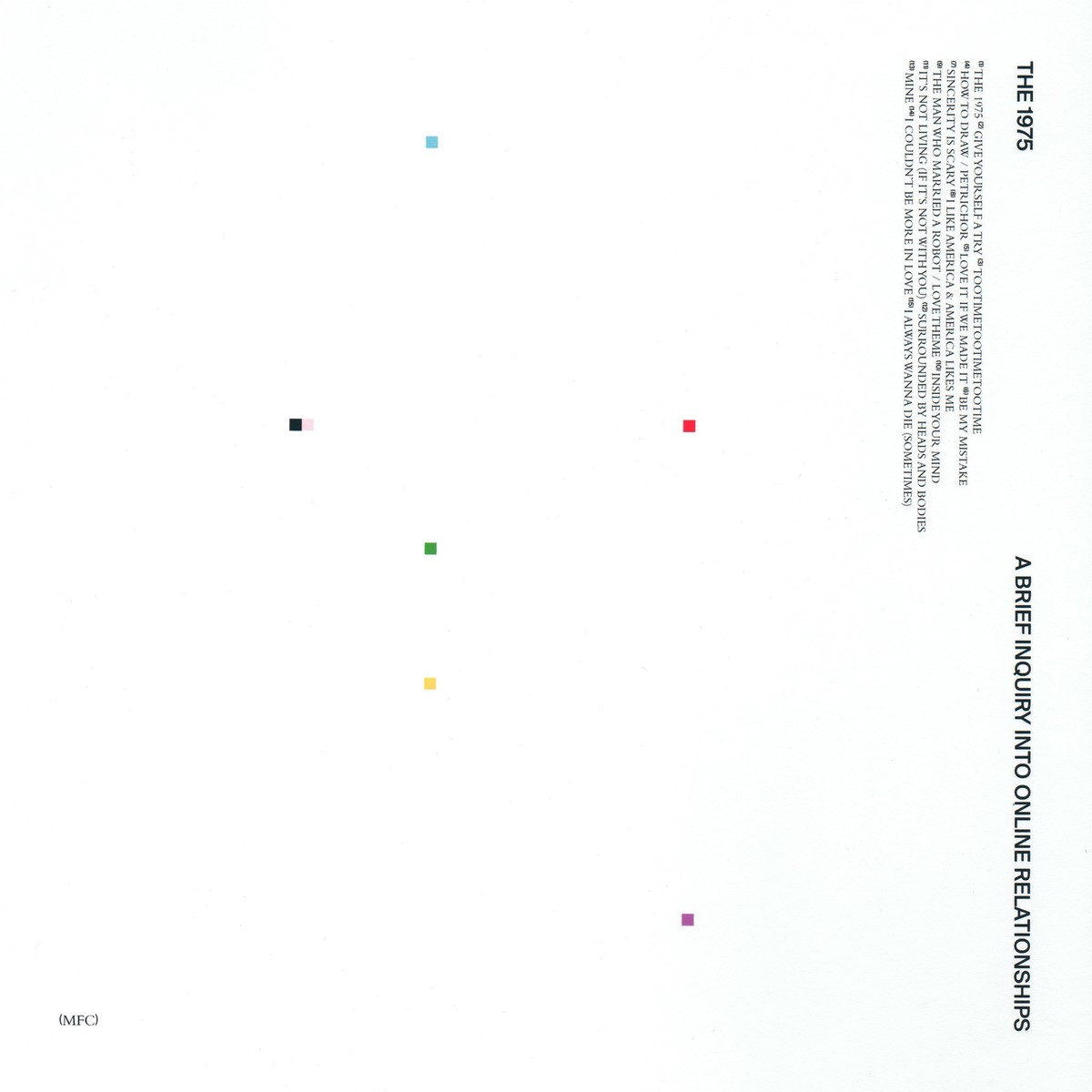 Album cover for "A Brief Inquiry into Online Relationships" by The 1975
