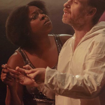 Khadijah Roberts-Abdullah + Christopher Morris in LULU v.7 // aspects of a femme fatale at Buddies in Bad Times Theatre