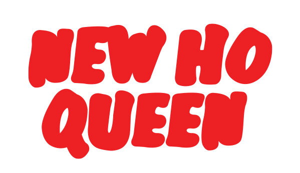 New Ho Queen logo in red bubble lettering.