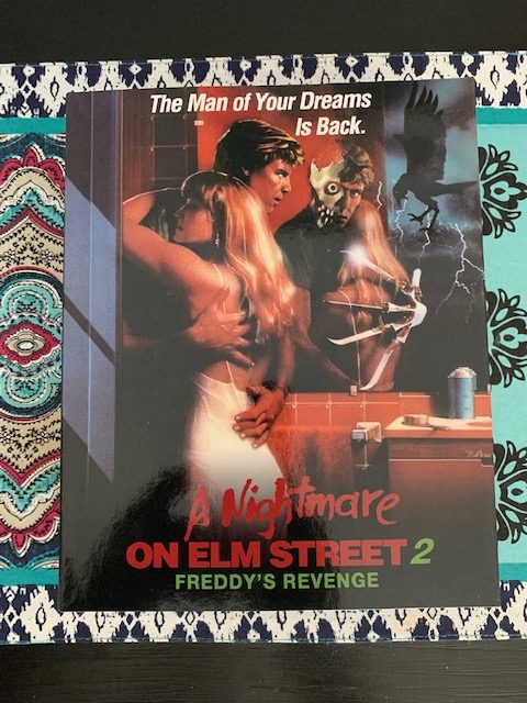 Movie case for the horror film, "A Nightmare on Elm Street 2"